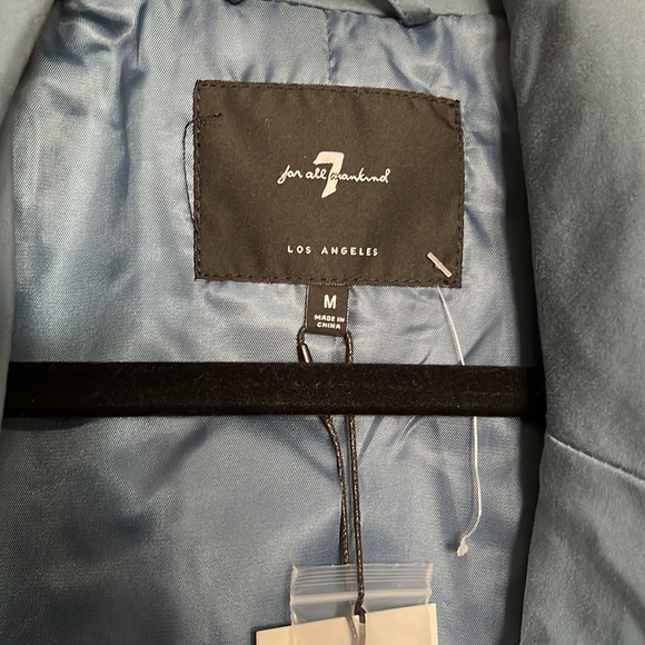 7 for all mankind blazer suit jacket size medium - Picture 3 of 13